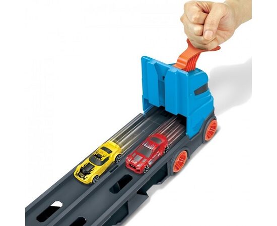 Hot Wheels Грузовик-транспортер «Супергонки» Hot Wheels Грузовик-транспортер «Супергонки»
