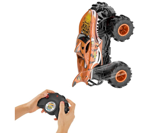 Hot Wheels 1:24 Monster Trucks на радиоуправлении «Неудержимая Тигровая акула»