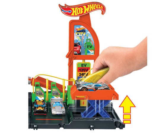 Игровой набор Hot Wheels «Заправочная станция Super Recharge» Игровой набор Hot Wheels «Заправочная станция Super Recharge»