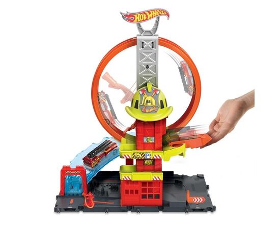Игровой набор Hot Wheels  «Городская пожарная станция. Супер петля» Игровой набор Hot Wheels  «Городская пожарная станция. Супер петля»