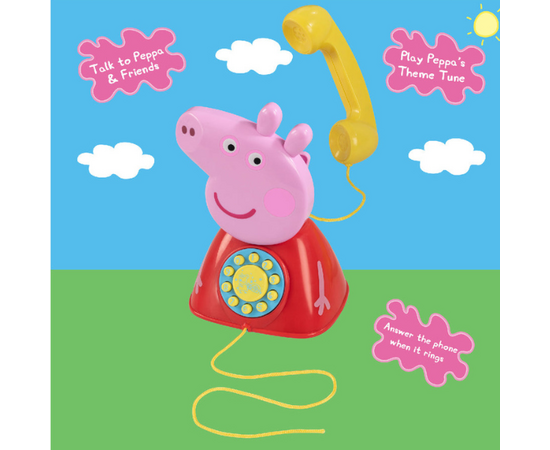 Музыкальный детский телефон «Свинка Пеппа»