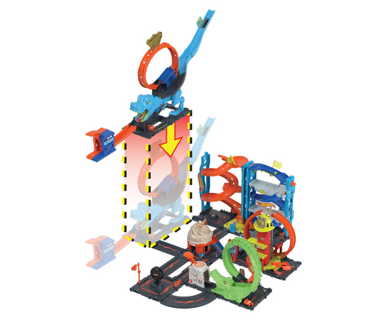 Игровой набор Hot Wheels «Т-Рекс — Разрушитель городов» Игровой набор Hot Wheels «Т-Рекс — Разрушитель городов»