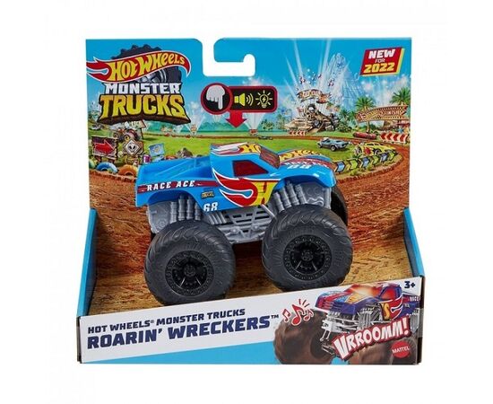 Hot Wheels «Monster Trucks» внедорожник 1:43 серии, свет и звук