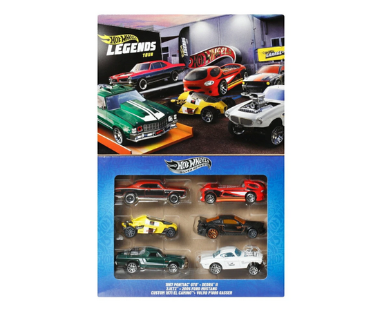 Набор коллекционных машинок 1:64 Hot Wheels «Тур легенд»
