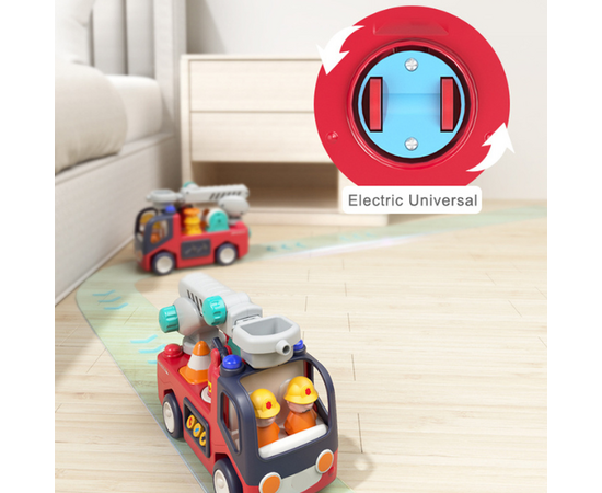 Игрушка «Пожарная машина» с музыкой и светом от бренда Hola Toys