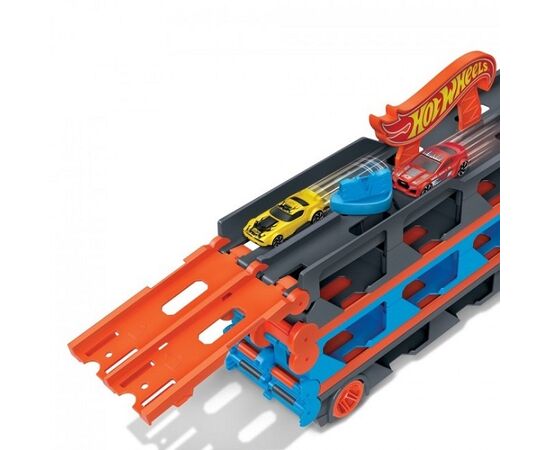 Hot Wheels Грузовик-транспортер «Супергонки» Hot Wheels Грузовик-транспортер «Супергонки»