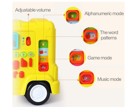Развивающая игрушка «Школьный автобус» от бренда Hola Toys