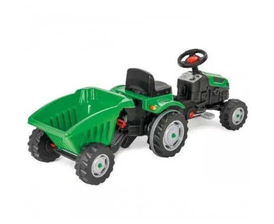 Трактор с прицепом ACTIVE, красный/зеленый от бренда Pilsan