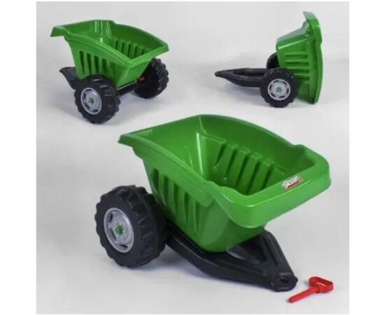 Трактор с прицепом ACTIVE, красный/зеленый от бренда Pilsan