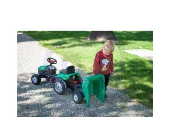 Трактор с прицепом ACTIVE, красный/зеленый от бренда Pilsan