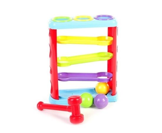 Горка с шариками и молоточком от бренда Pilsan