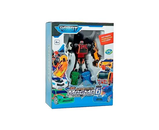 Робот-трансформер Магма 6 (состоит из 6 машинок)