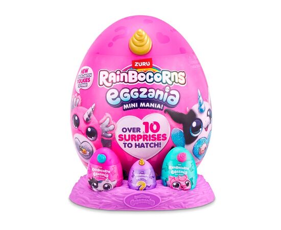 Яйцо-сюрприз с мягкой игрушкой Rainbocorns Eggzania от бренда Zuru