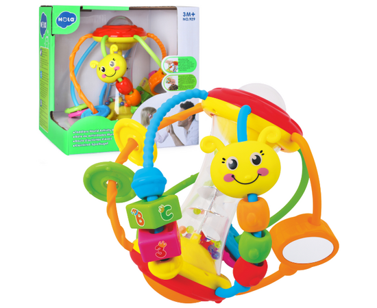 Развивающая погремушка «Весёлый мячик» от бренда Hola Toys