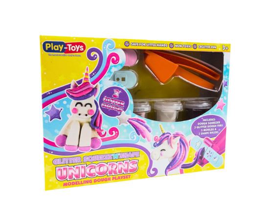 Игровой набор для лепки "Блестящий единорог" от бренда Play-Toys