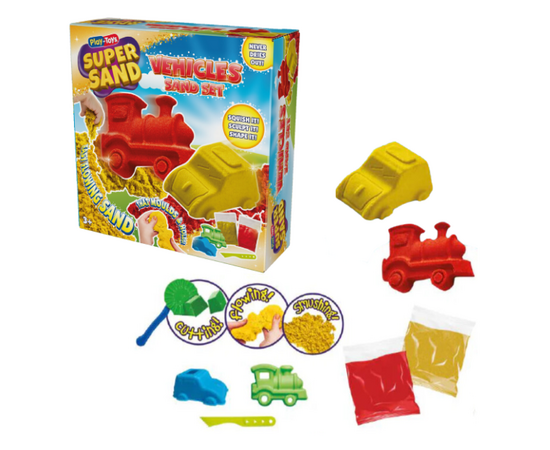 Кинетический набор «Транспорт из песка» от бренда Play-Toys