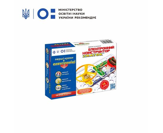 Конструктор "Первые шаги в электронике" (набор А) от бренда Znatok