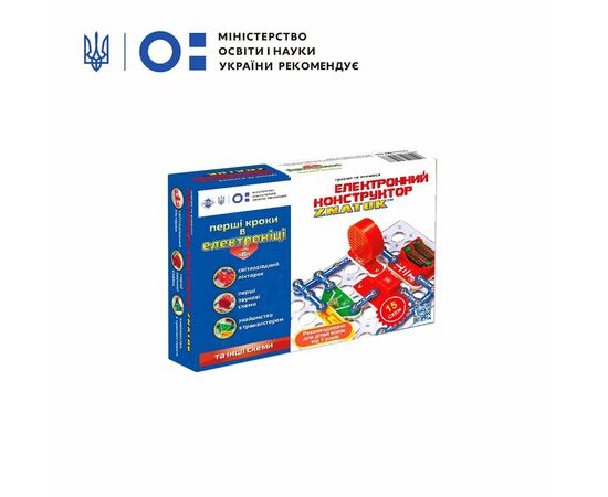 Конструктор "Первые шаги в электронике" (набор Б) от бренда Znatok