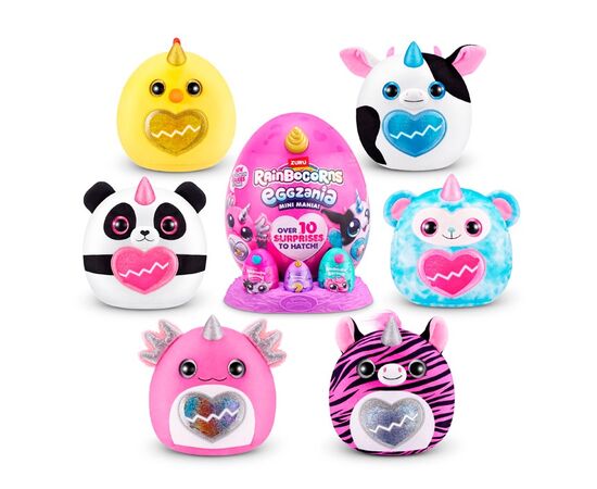 Яйцо-сюрприз с мягкой игрушкой Rainbocorns Eggzania от бренда Zuru