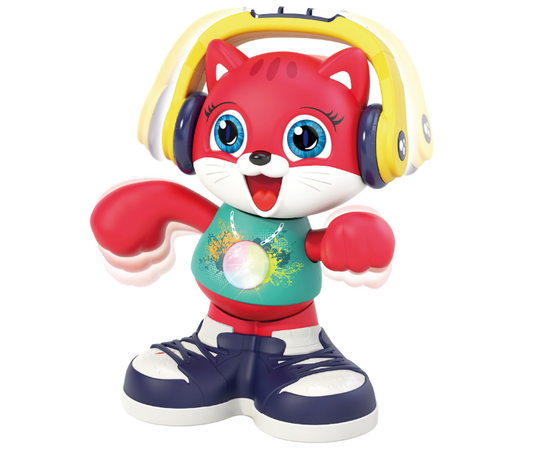 Интерактивная игрушка «Танцующий кот» с музыкой и светом от бренда Hola Toys
