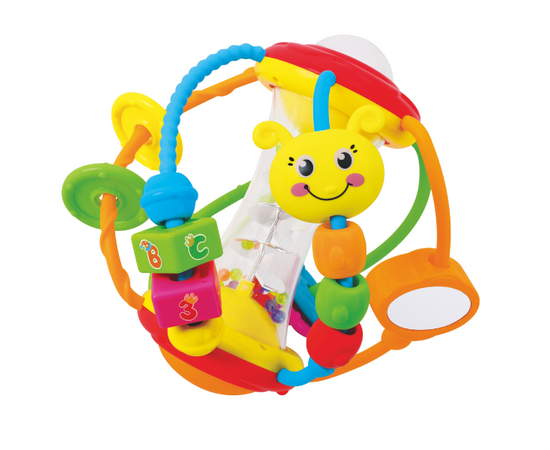 Развивающая погремушка «Весёлый мячик» от бренда Hola Toys
