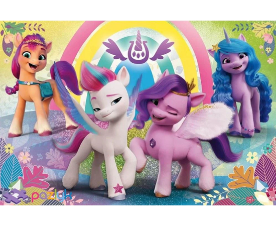Пазл "Милые маленькие пони" от бренда Trefl, 60 элементов