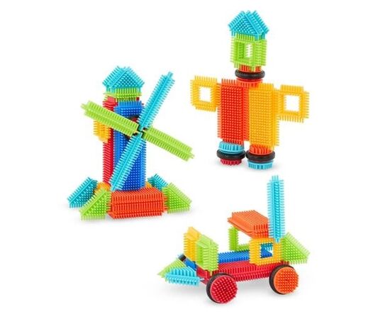 Конструктор серии Bristle Blocks "Строитель" от бренда Battat, 36 деталей