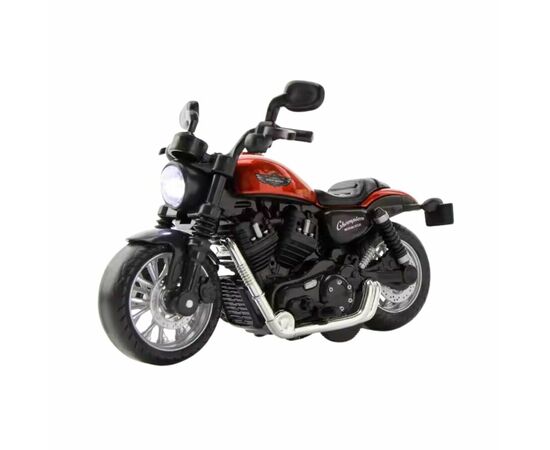 Металлический мотоцикл со звуком и светом, в ассортименте