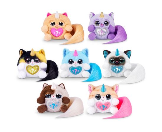 Яйцо-сюрприз с мягкой игрушкой Rainbocorns KittyCorn от бренда Zuru, 10 сюрпризов