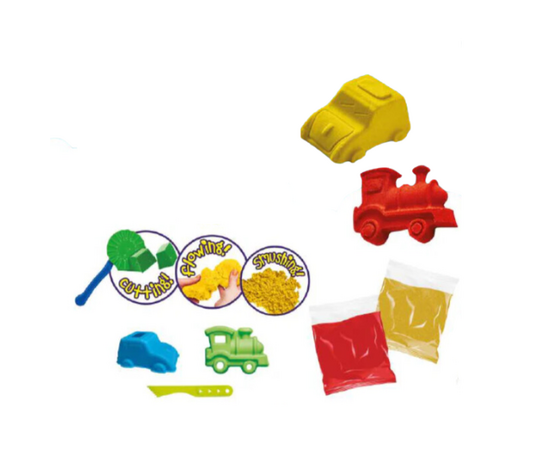 Кинетический набор «Транспорт из песка» от бренда Play-Toys