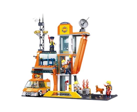 Конструктор от бренда Sluban «Пожарная часть», 407 элементов