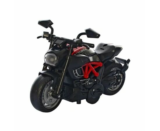 1:14 Металлический мотоцикл со звуком и светом, в ассортименте