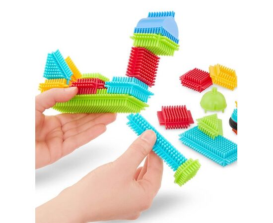 Конструктор серии Bristle Blocks "Строитель" от бренда Battat, 56 деталей