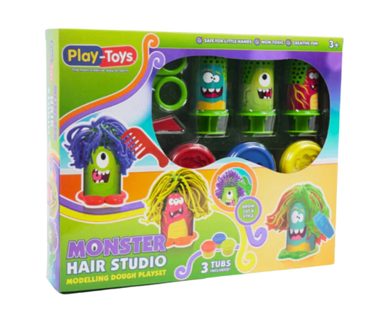 Набор для лепки «Монстр с причёской» от бренда Play-Toys