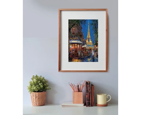 Пазл от бренда Clementoni "Ночь в кафе Эйфелева башня ",500 элементов