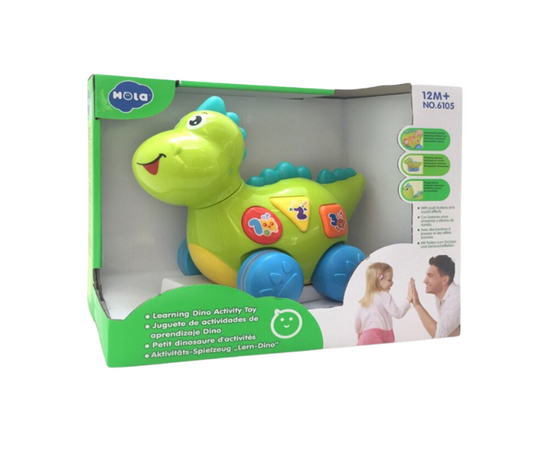 Интерактивная игрушка «Дино» с музыкой и светом от бренда Hola Toys