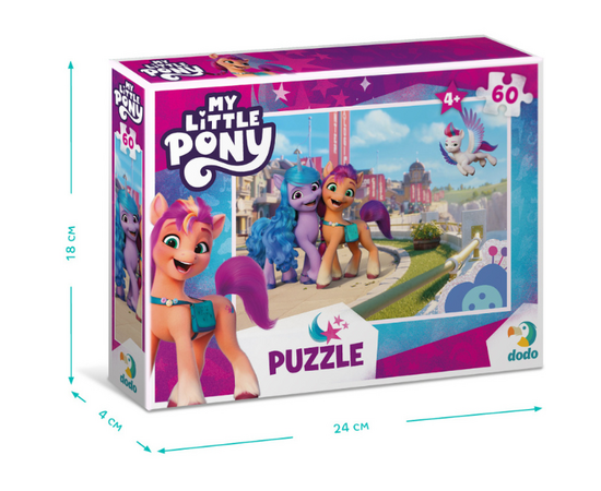 Пазл «Фото на память» из серии Мой маленький пони от бренда Dodo, 60 элементов