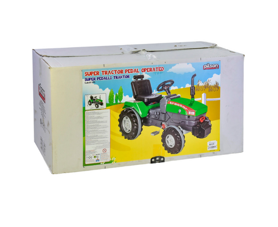 Трактор с педалями SUPER, 2 цвета от бренда Pilsan