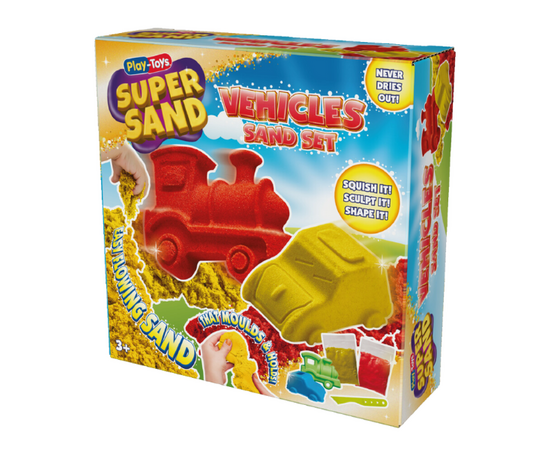 Кинетический набор «Транспорт из песка» от бренда Play-Toys