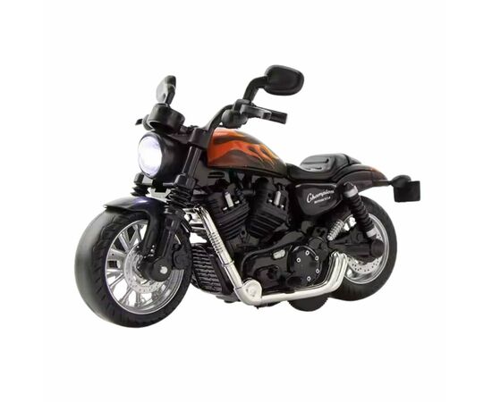 Металлический мотоцикл со звуком и светом, в ассортименте