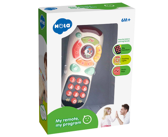 Интерактивный игрушечный пульт с музыкой «Мой пульт» от бренда Hola Toys