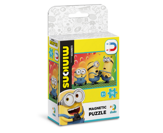 Магнитный пазл «Друзья», серия Миньоны от бренда Dodo,16 элементов