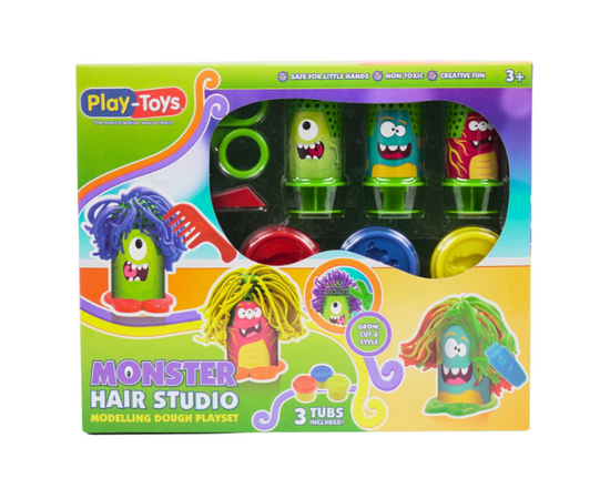 Набор для лепки «Монстр с причёской» от бренда Play-Toys