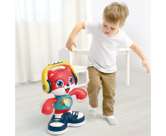 Интерактивная игрушка «Танцующий кот» с музыкой и светом от бренда Hola Toys