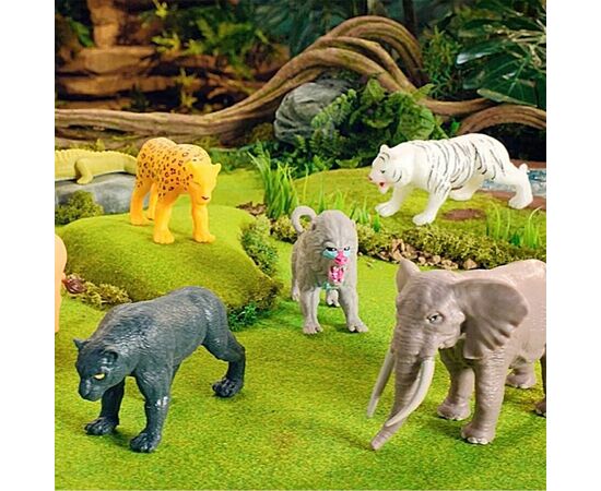 Стретч-игрушка в виде животного "Хищники Джунглей" Макси от бренда Sbabam