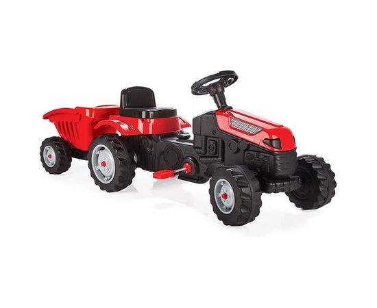 Трактор с прицепом ACTIVE, красный/зеленый от бренда Pilsan