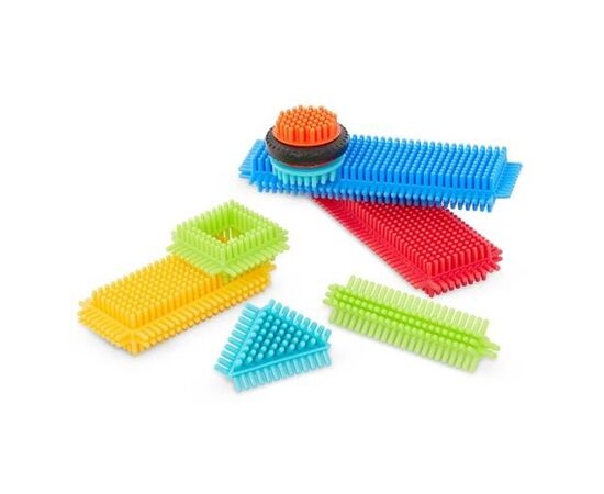 Конструктор серии Bristle Blocks "Строитель" от бренда Battat, 36 деталей