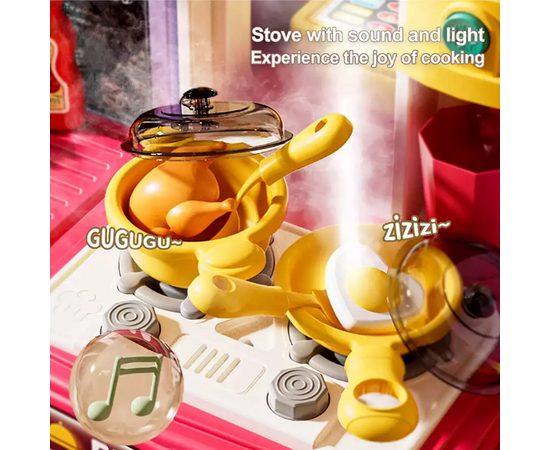 Детская игровая кухня со световыми и звуковыми эффектами