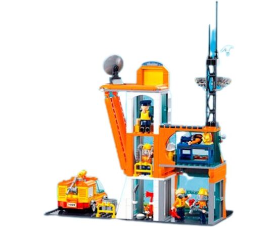 Конструктор от бренда Sluban «Пожарная часть», 407 элементов