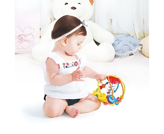 Развивающая погремушка «Весёлый мячик» от бренда Hola Toys